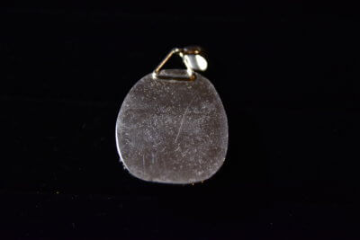 opal pendant back