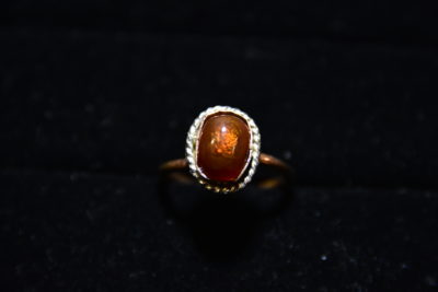 fire agate ring