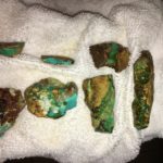 Raw turquoise found at Royston Mine, Nevada