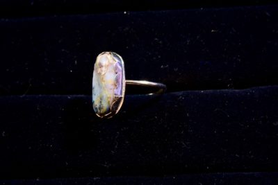 opal ring side