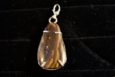 Australian Boulder Opal pendant
