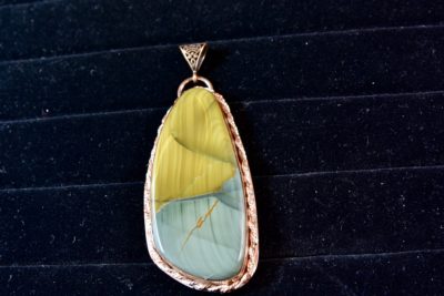 Blue Mountain Jasper pendant